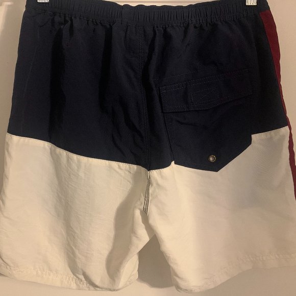 Barney Cools Navy/White/Red Swim Trunks - Picture 8 of 8